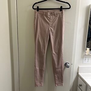 Uniqlo Light Pink Rose Medium Ultra Stretch Legging Pants Jeggings